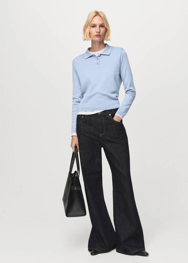 Pull-Over Laine Col Polo