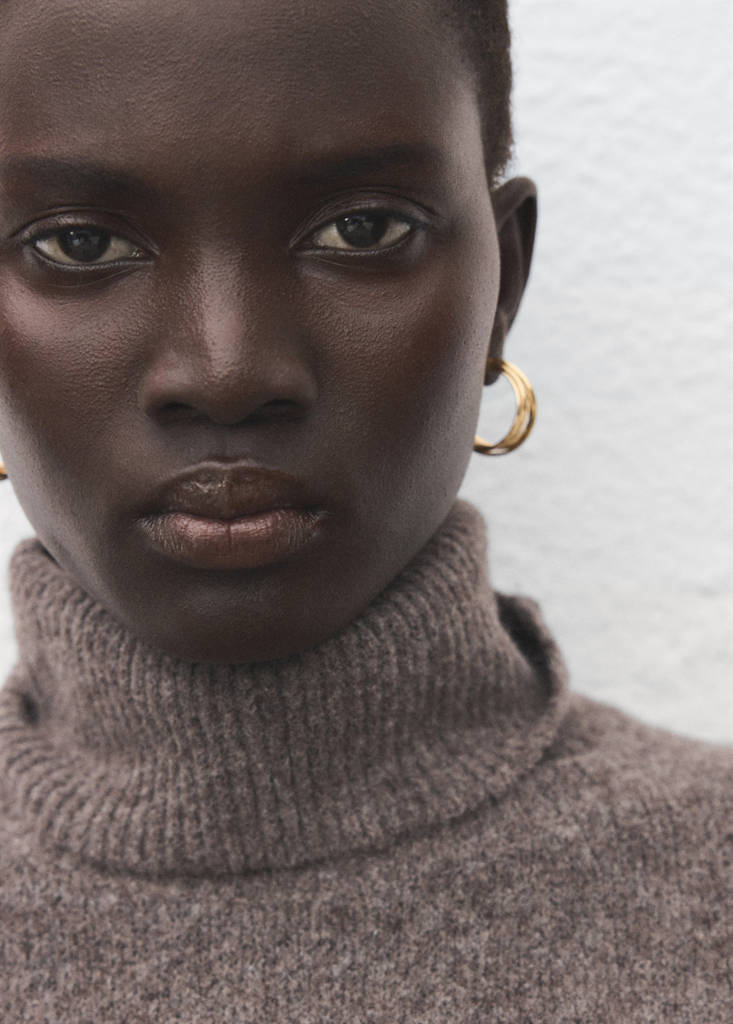 Robe Maille Col Roulé