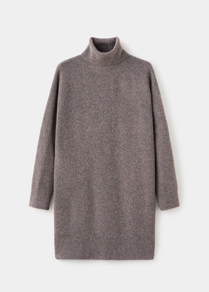 Robe Maille Col Roulé