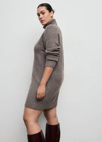 Robe Maille Col Roulé