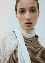 Robe En Laine Mélangée Pied-De-Poule