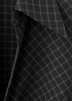 Gathered Checked Blouse