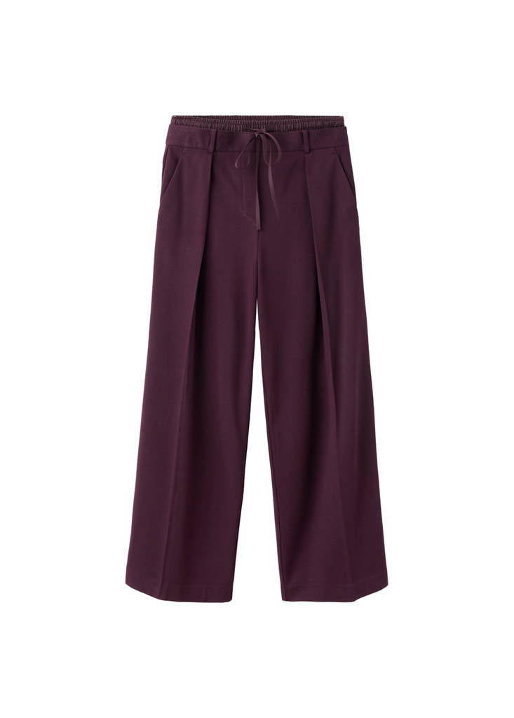 Pantalon À Pinces Combiné À La Taille
