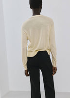 V-Neck Jumper with Contrast Trim