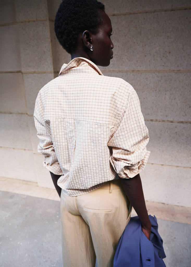 Chemise Droite Carreaux