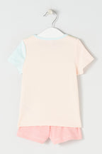 Pijama - Rosa, Amarillo y Azul - Niña