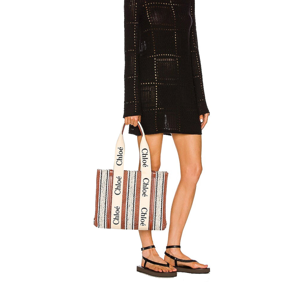 Chloe - Cabas Medium Woody - Femme - Brown