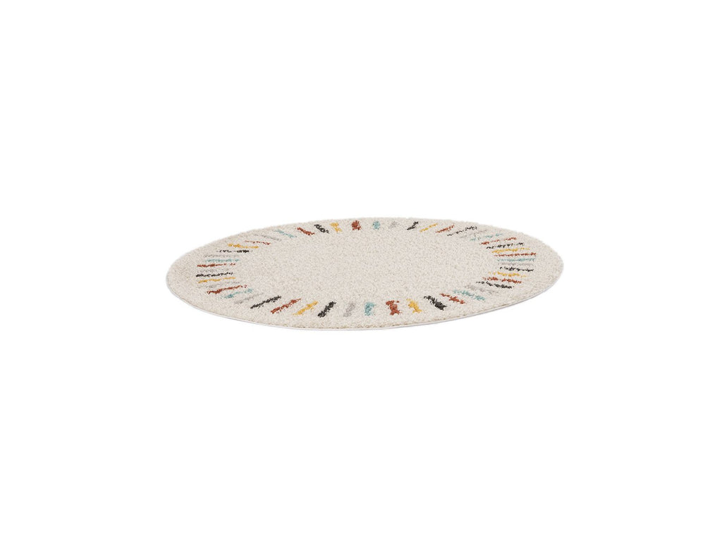 Noni - Alfombra redonda - Lisa - Beige
