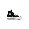Baskets Converse Canvas All Star Lift Hi Jr - Noir/Blanc