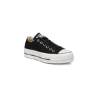 Canvas All Star Lift Hi Jr Sneakers - Black/White