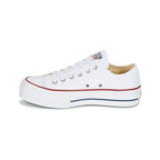 Baskets Converse Canvas All Star Lift Hi Jr - Blanc Bleu