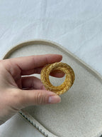 Vintage Brooch - Textured Crown