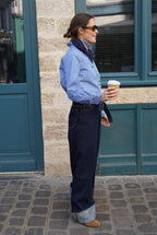 Vaquero Ancho Eliott Denim Oscuro