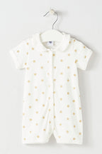 Petit Bateau - Combishort - Blanc - Bébé Fille