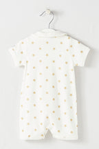 Petit Bateau - Combishort - Blanc - Bébé Fille