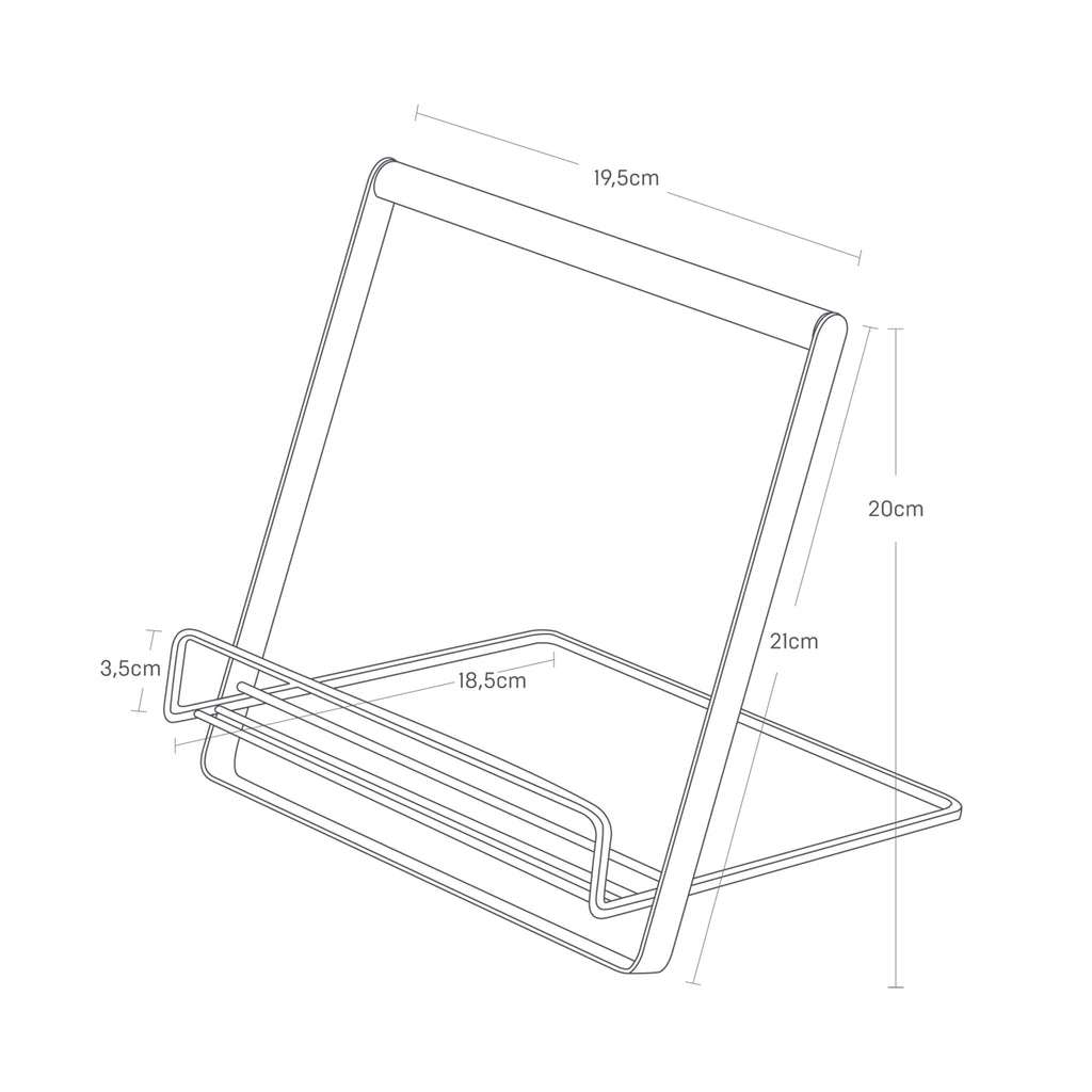 Tosca Cookbook Stand - White