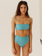 Culotte Haute Blue Chain