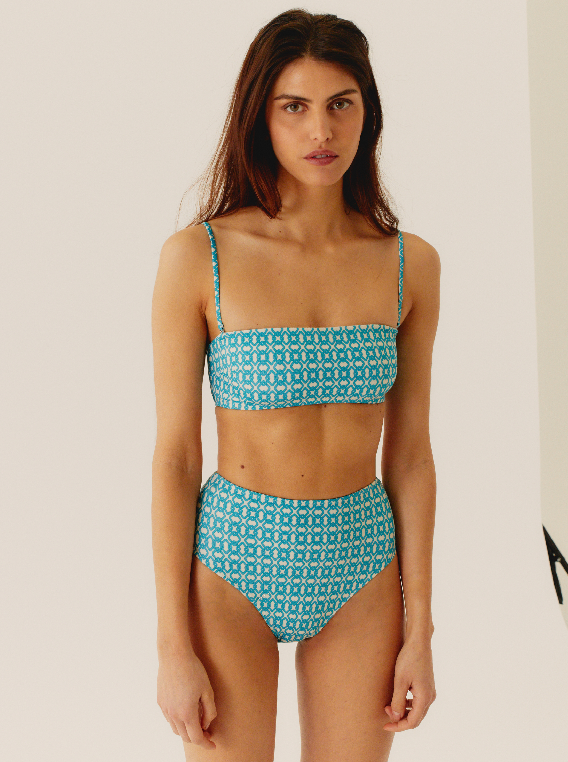 Culotte Haute Blue Chain