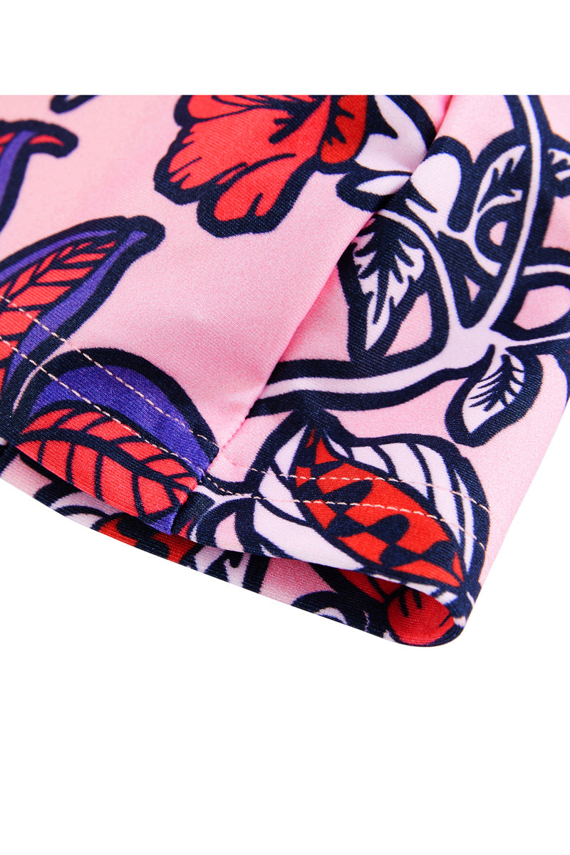 Bonnet De Bain - Rose Et Moutarde - Enfant Fille