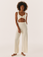 Twisty Easy Bra Off White