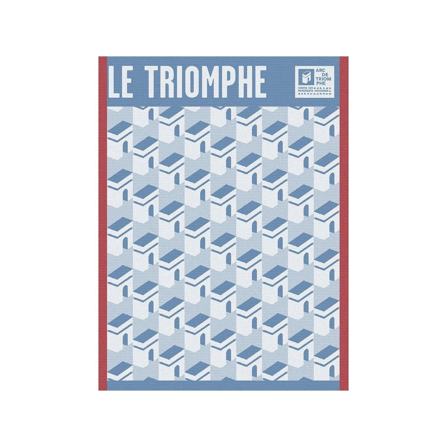 Le Jacquard Français - Tea towel - Arc Triomphe - Blue
