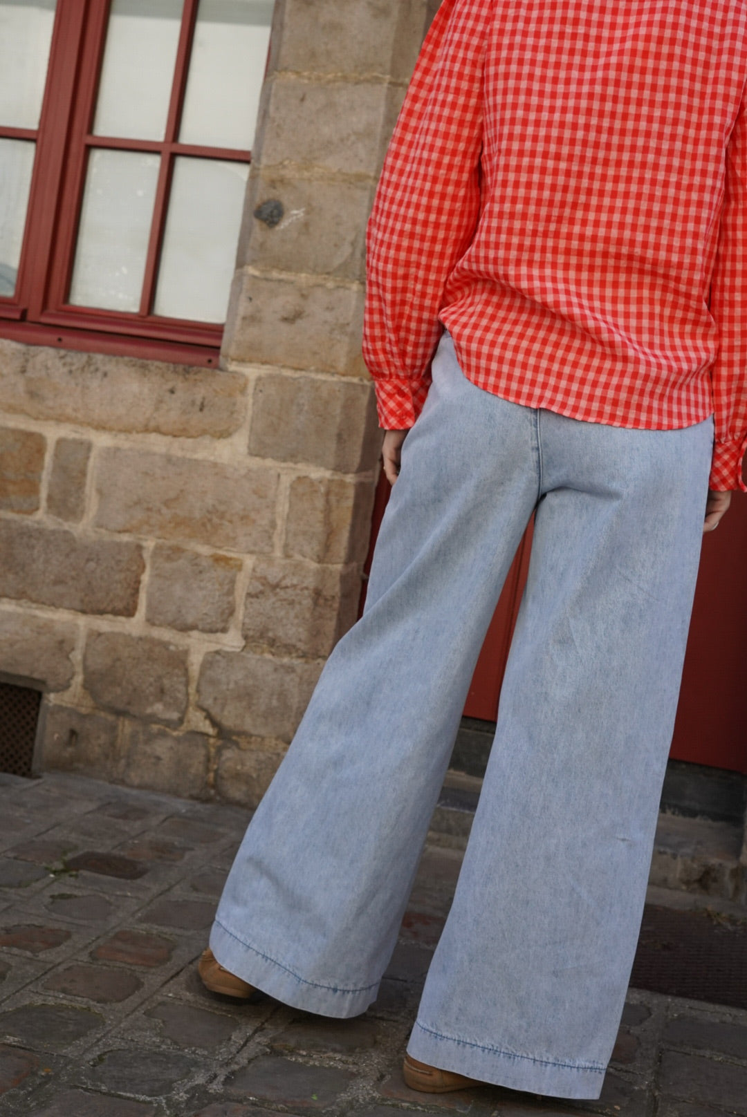 Vaquero Ancho Jules Denim Claro