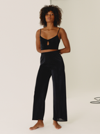 Top Drop Black Glitter