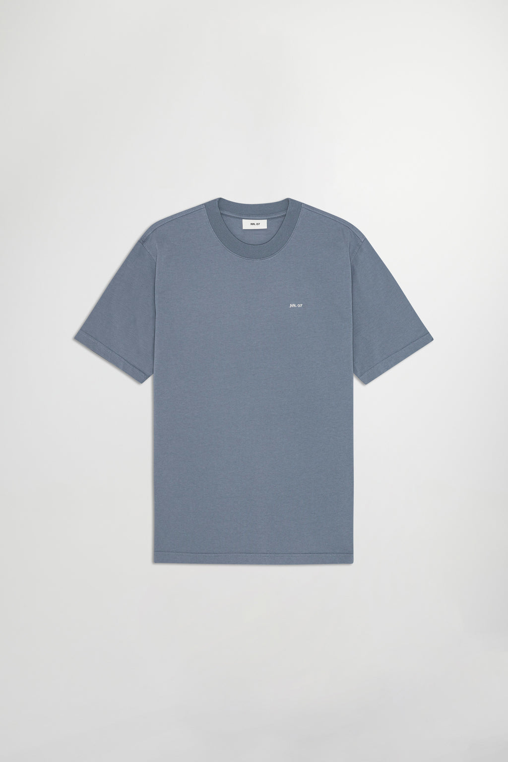 T-Shirt Adam Emb   - Stone Blue