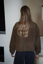 Chaqueta Rebeca Ante - Chocolate