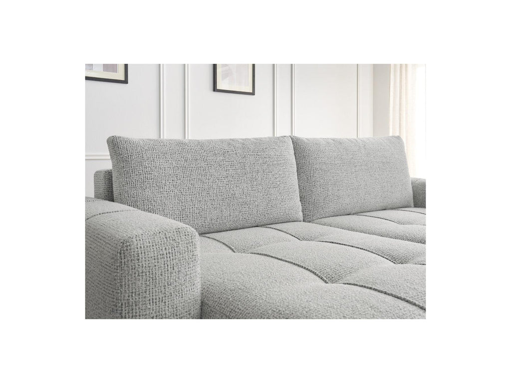 Arsene - Fixed Straight 4-Seater Deep Seat Sofa - Mottled Fabric