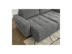 Arsene - Fixed Straight 4-Seater Deep Seat Sofa - Mottled Fabric