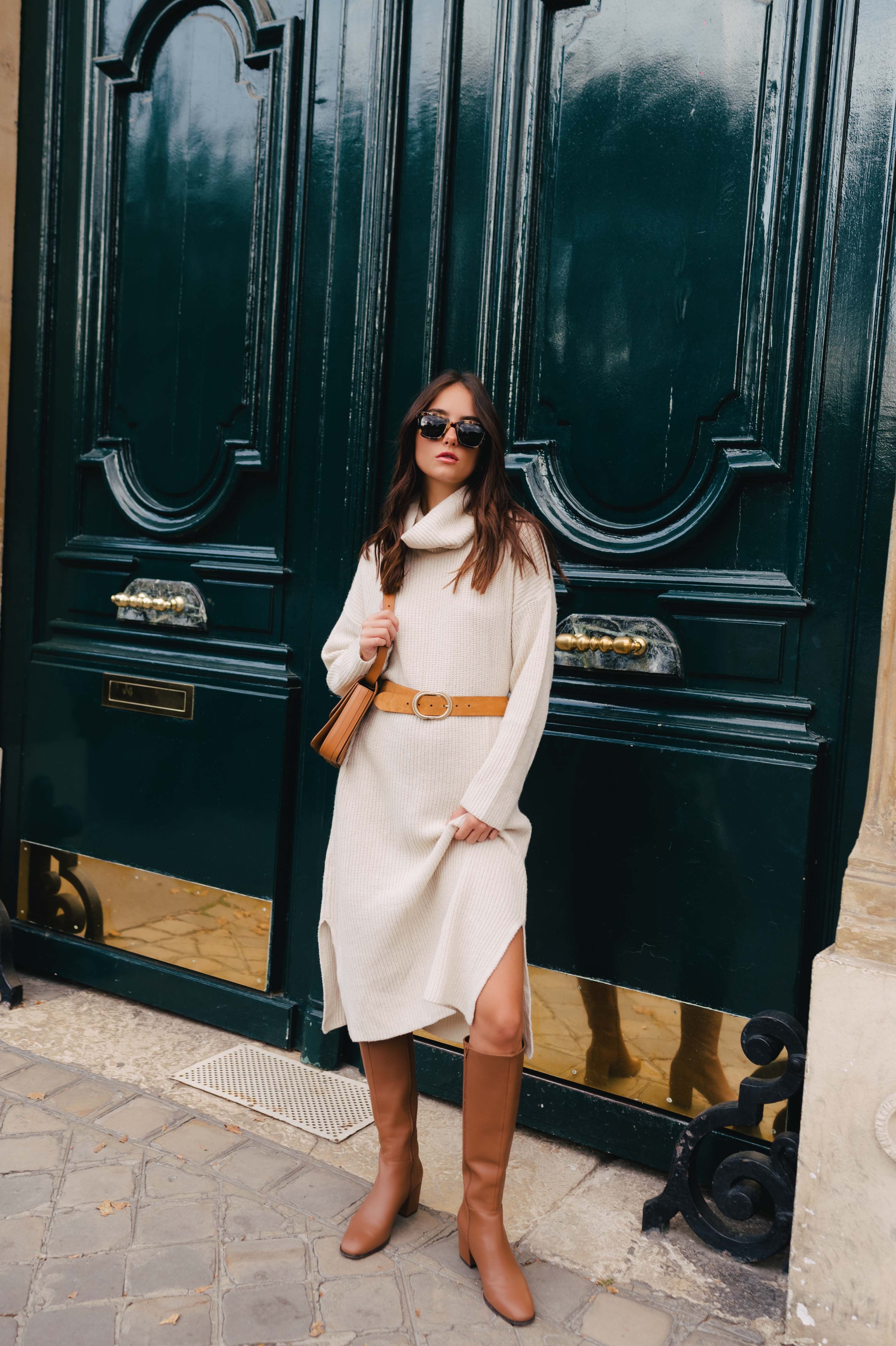 Soline Ecru Dress