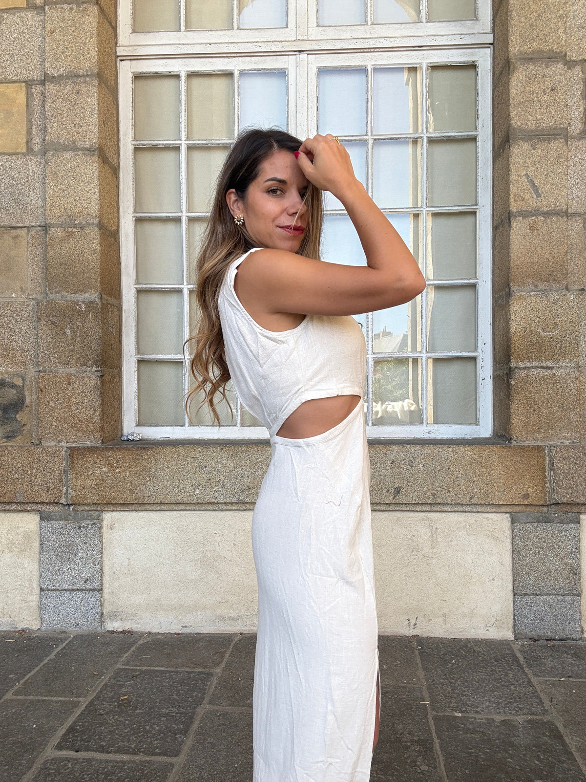 Vestido Julie beige