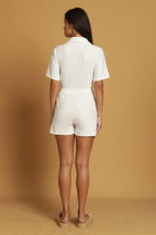 Jumpsuit Carolina - Eponge Blanc
