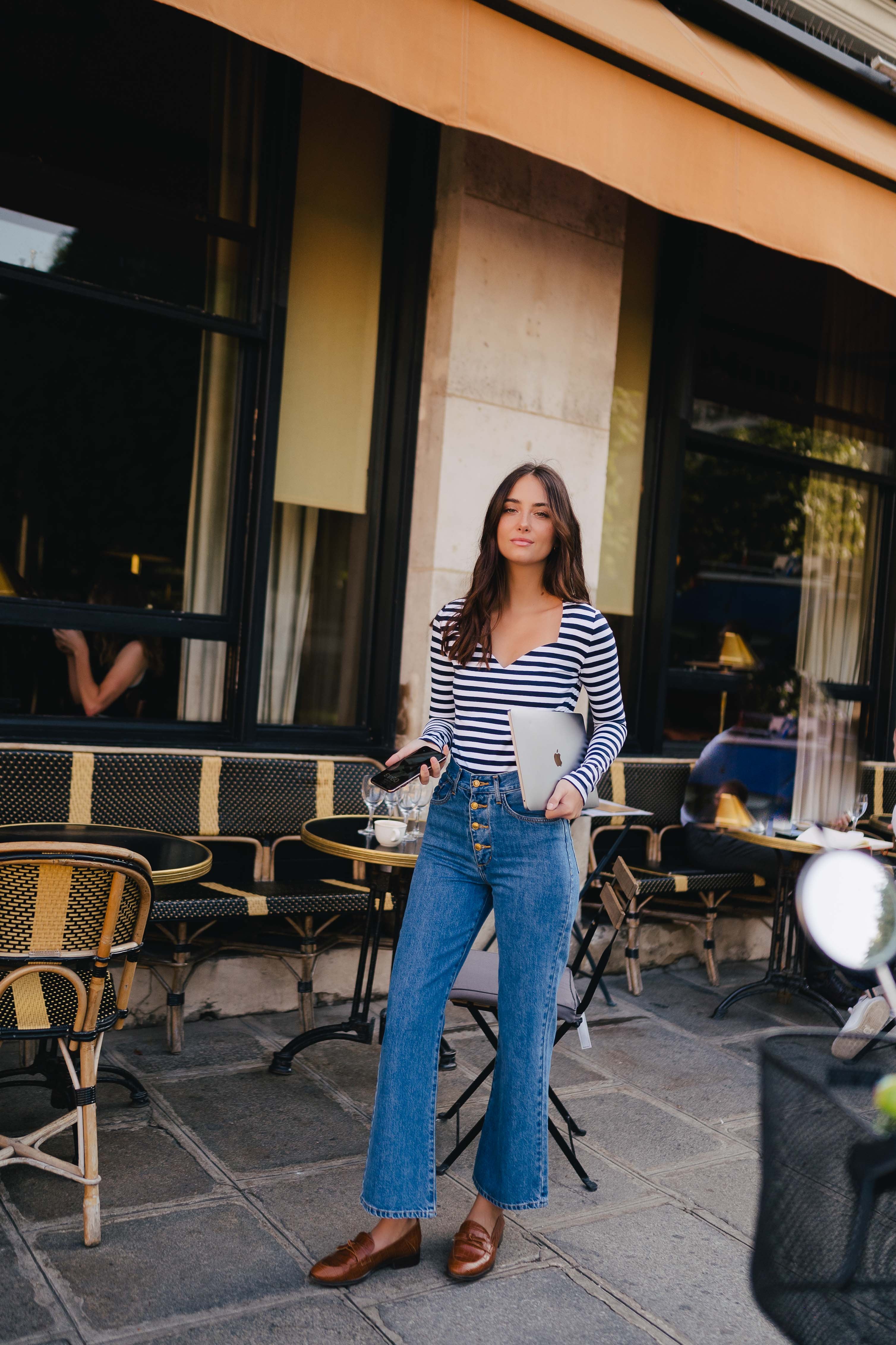 Cornflower Navy Top