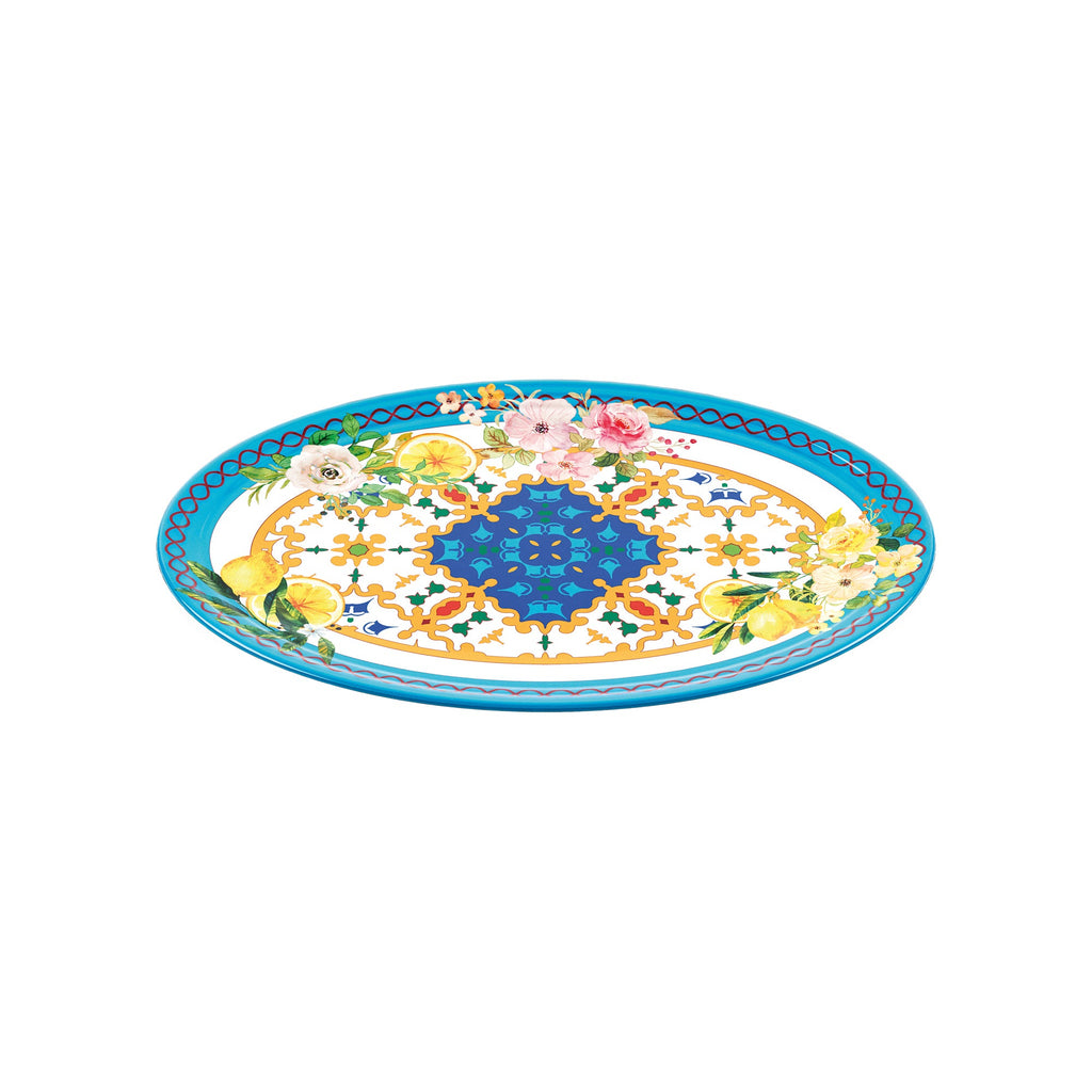 Flower&Lemon - Large Oval Tray