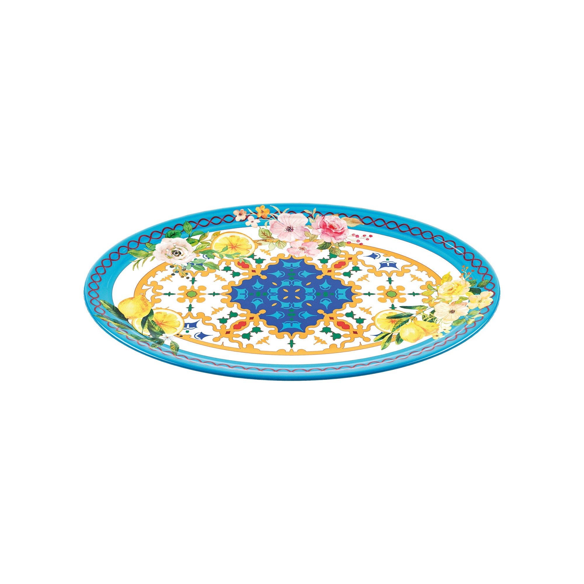 Flower&Lemon - Large Oval Tray