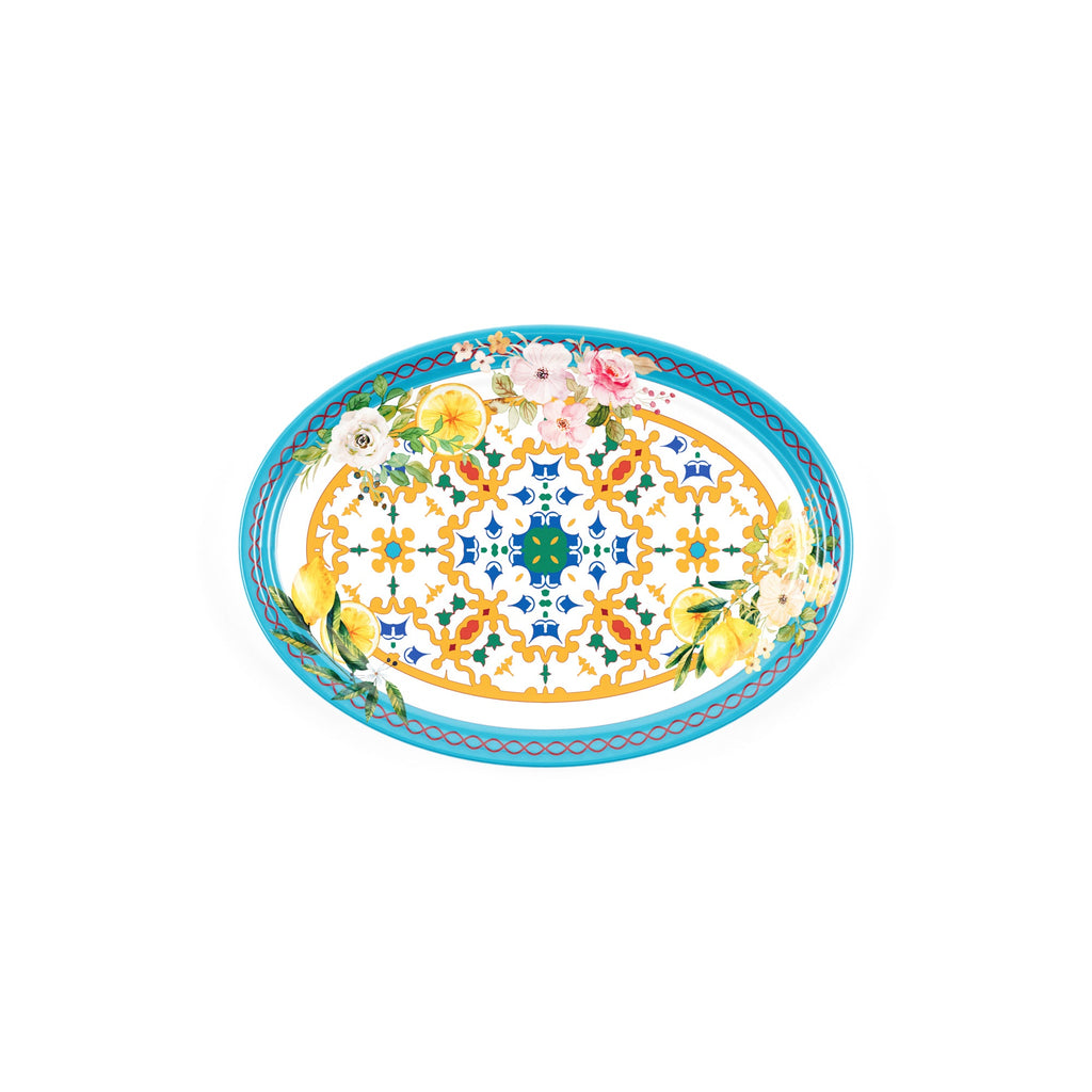 Flower&Lemon - Small Oval Tray