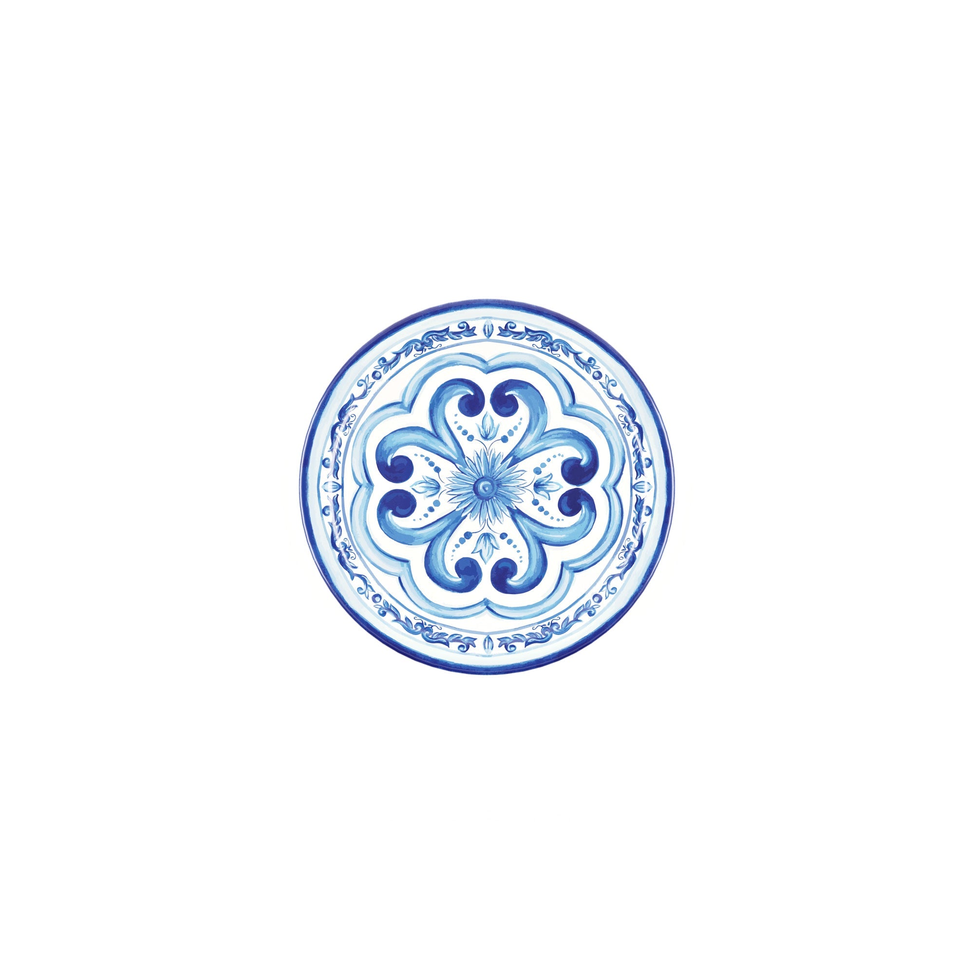 Blues - Assiette Plate