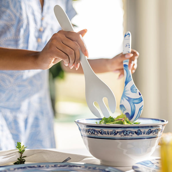 “Blues” Salad Servers