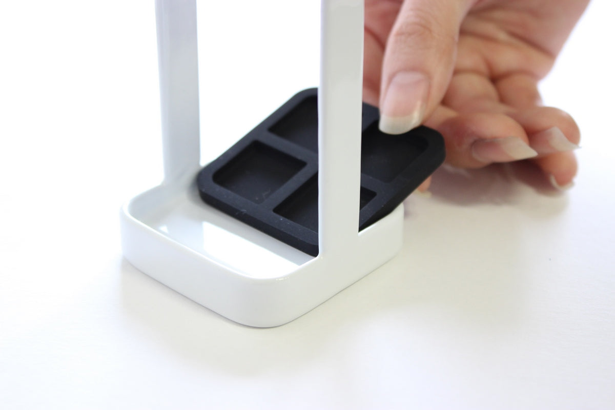 Toothbrush Holder - Tower - White