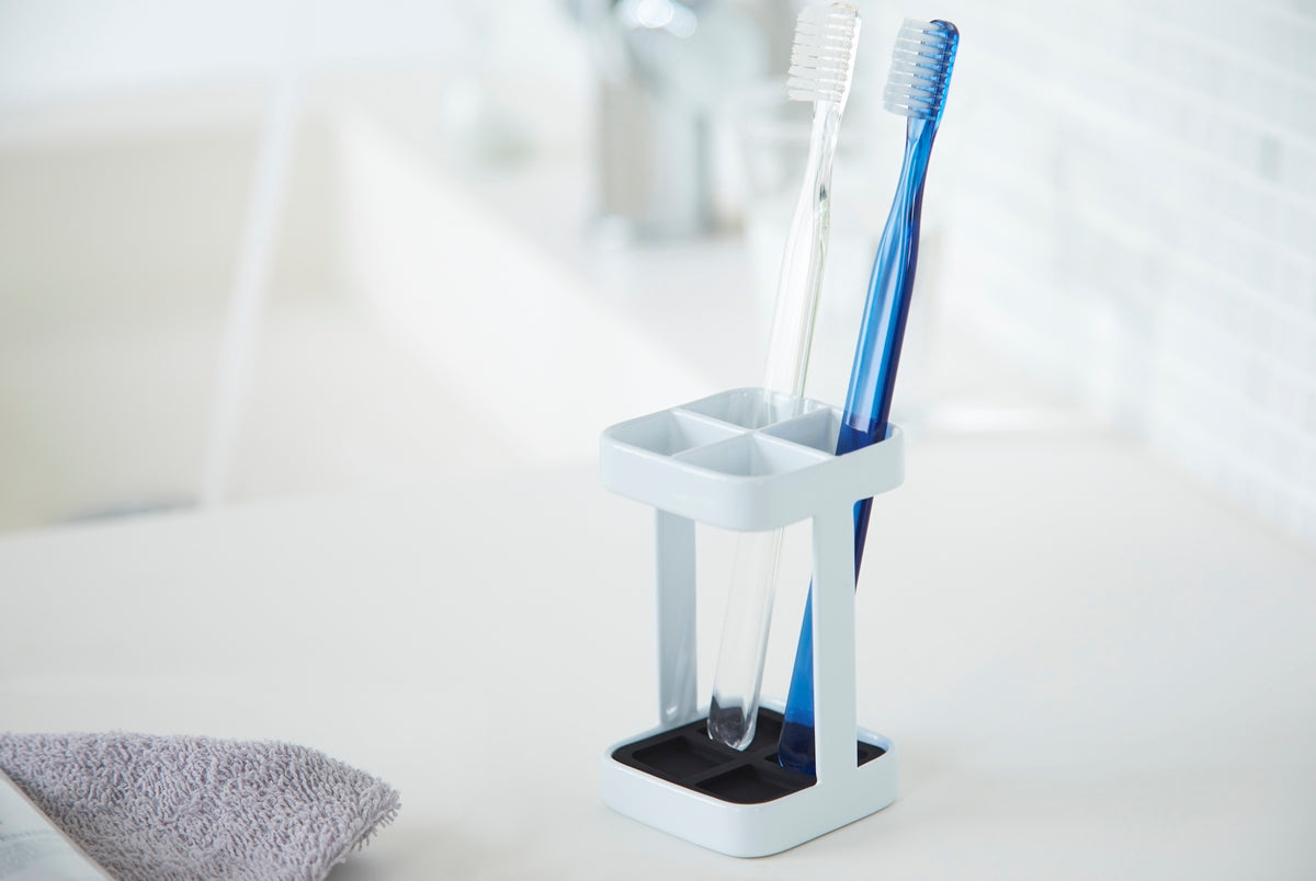 Toothbrush Holder - Tower - White