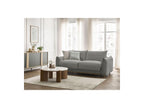 Ernest - Canapé Droit Convertible Ouverture Express - Tissu Lisse - 160X190