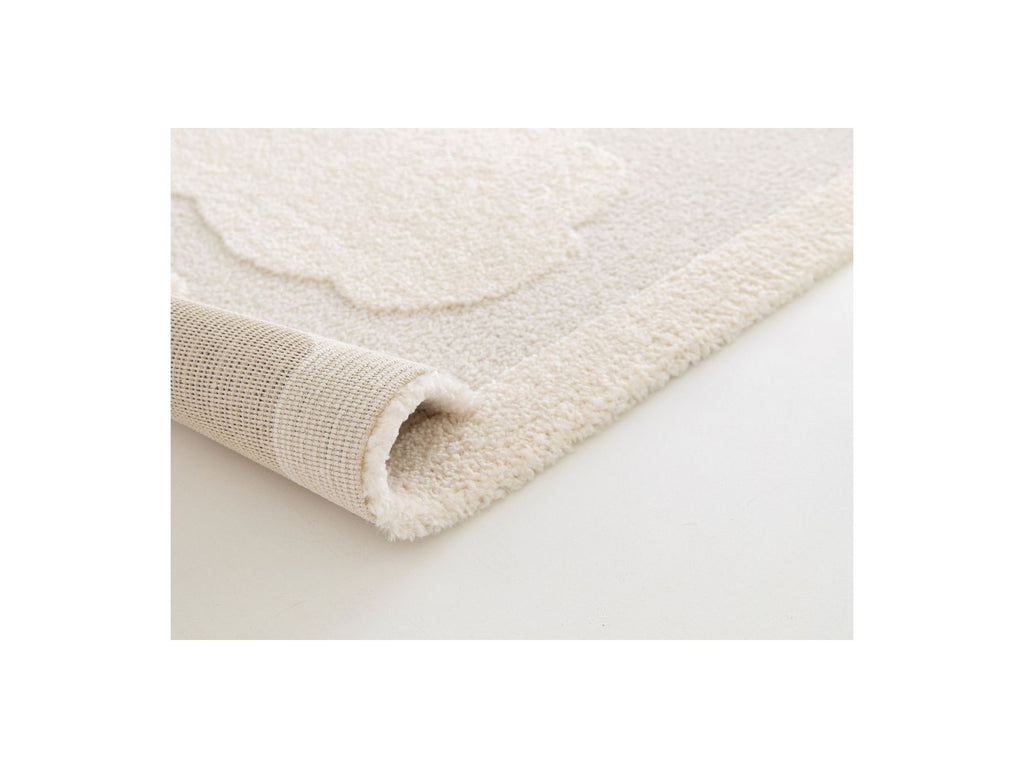 Mapa - Tapis Poils Courts - Motif Nuage - Beige