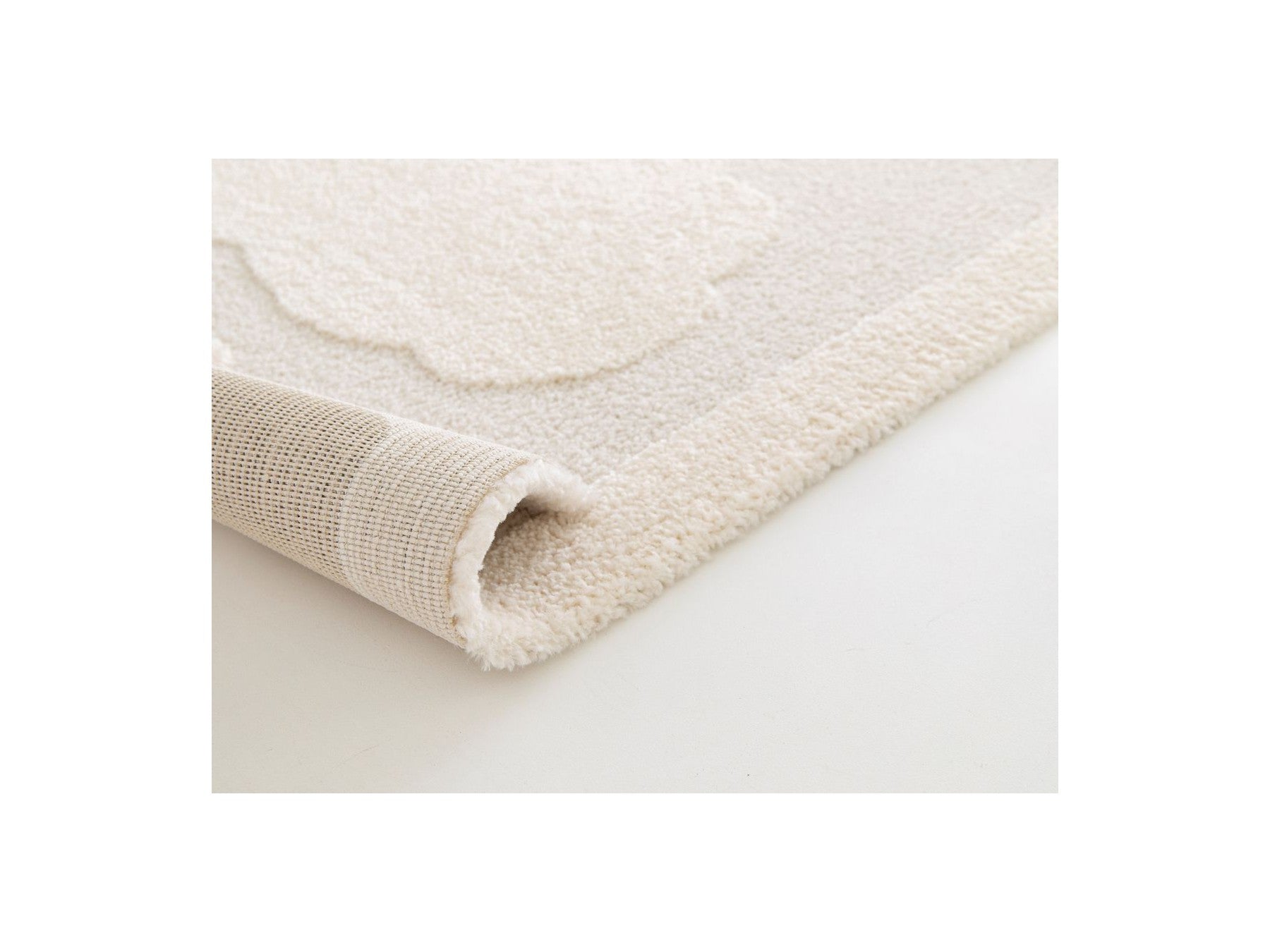 Mapa - Tapis Poils Courts - Motif Nuage - Beige