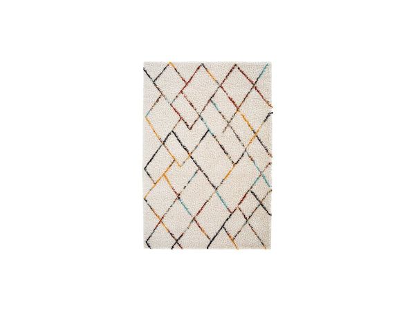 Eloise - Long-Pile Rug - Graphic Pattern - Multicoloured