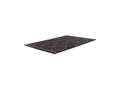 Simon - Alfombra de pelo largo - Motivo gráfico - Negro