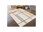 Emilien - Tapis Poils Courts - Motif Abstrait - Multicolore
