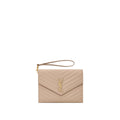 Saint Laurent - Sac Cassandre Matelassé Pouch - Femme - Beige