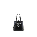 Prada - Cabas Logo Leather - Femme - Black